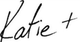 Katie Signature